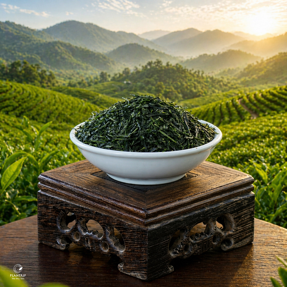 Trà xanh Gyokuro Nhật Bản Thượng Hạng.