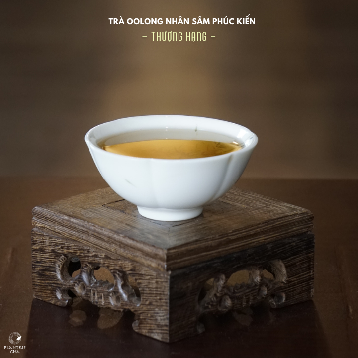 Trà Oolong Nhân Sâm Phúc Kiến Thượng Hạng với hương vị tuyệt vời, mê hoặc vị giác người uống.