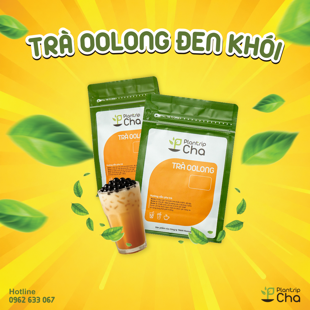 Trà Oolong Đen Khói.