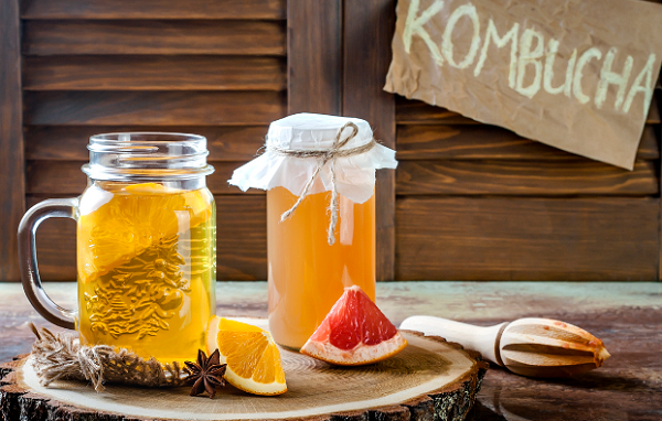 Trà Kombucha lên men từ SCOBY