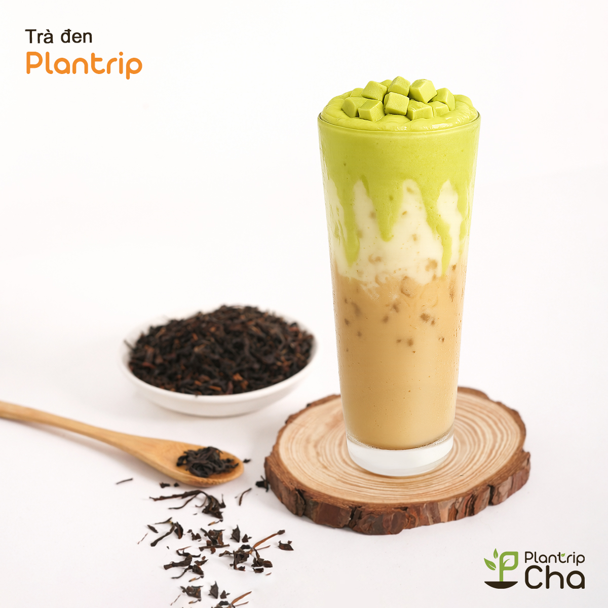 Trà đen Plantrip pha món trà sữa bơ.