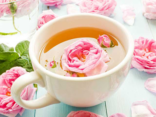 cách pha trà hoa hồng