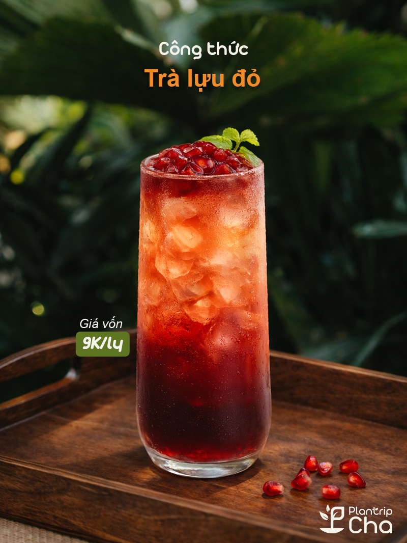 Trà lựu đỏ.