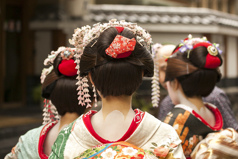 Kanzashi là phụ kiện trang trí tóc truyền thống Nhật Bản (Ảnh: sưu tầm)