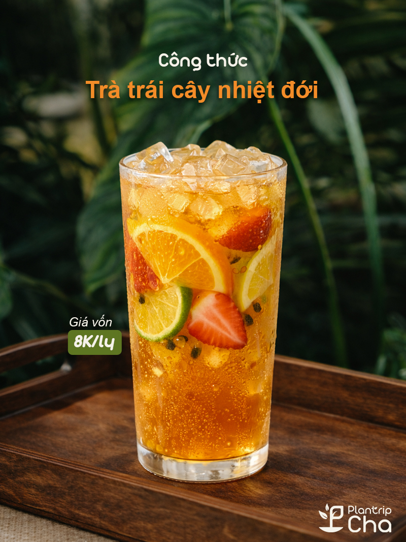 Trà trái cây nhiệt đới.
