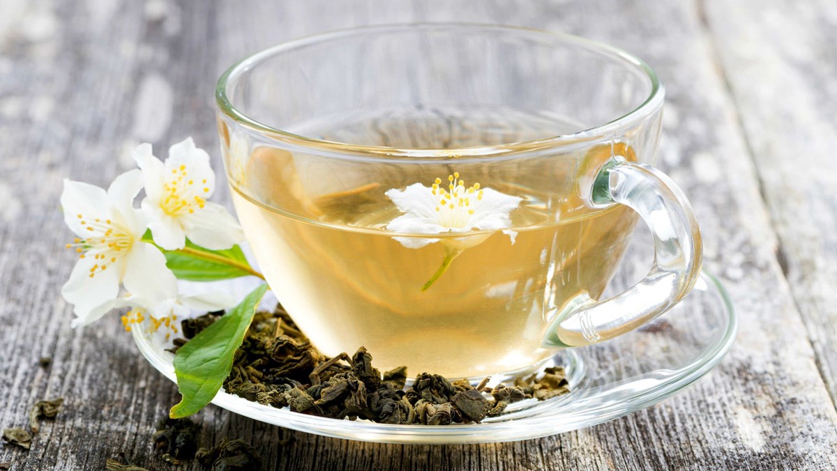 uống trà gì dễ ngủ - trà hoa nhài