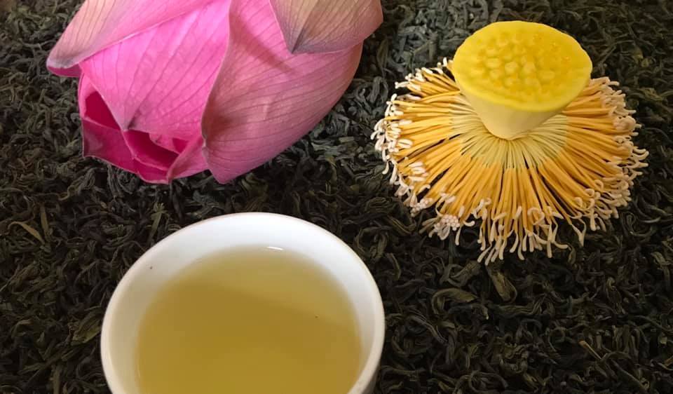 Trà sen ướp kỹ sao khô
