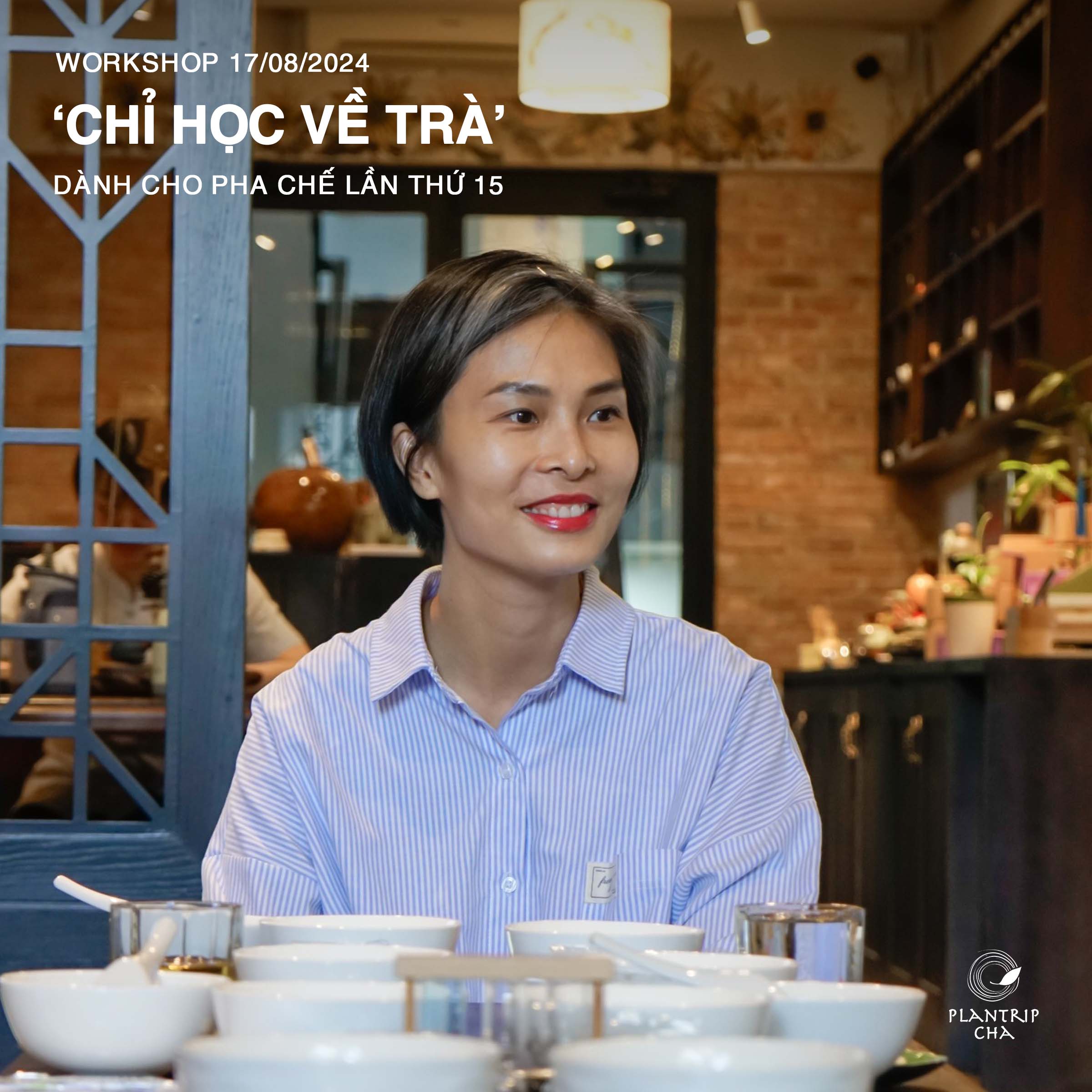Tea Specialist Kim Thanh sẽ trực tiếp chia sẻ về trà trong buổi workshop.