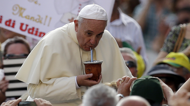 Giáo hoàng Phanxico Pope Francis yerba mate