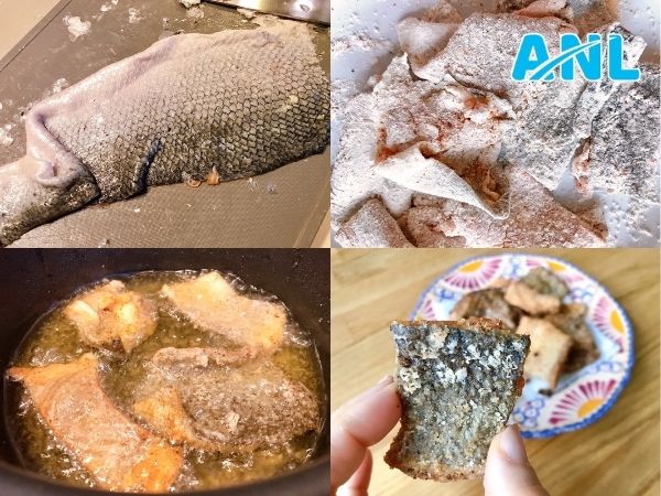 Cách làm snack da cá