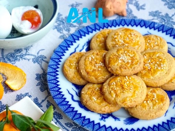 Cách làm bánh quy trứng muối vị kem trứng