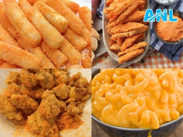 Ứng dụng của bột gia vị phô mai