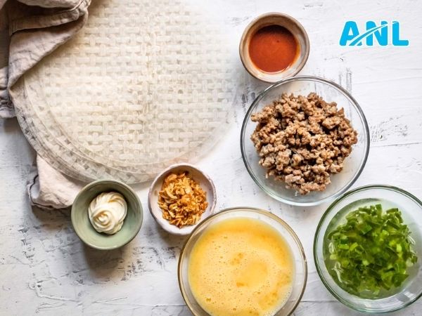 Nguyên liệu làm bánh tráng