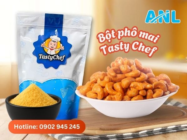 Gợi ý biến tấu hạt điều phô mai với bột gia vị Tasty Chef