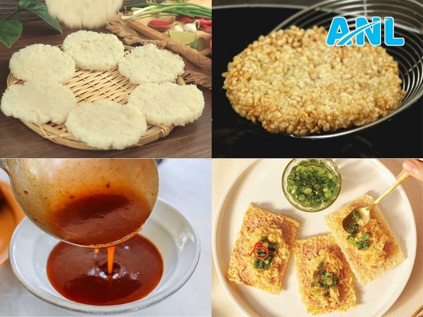 Cách làm cơm cháy sốt BBQ tại nhà