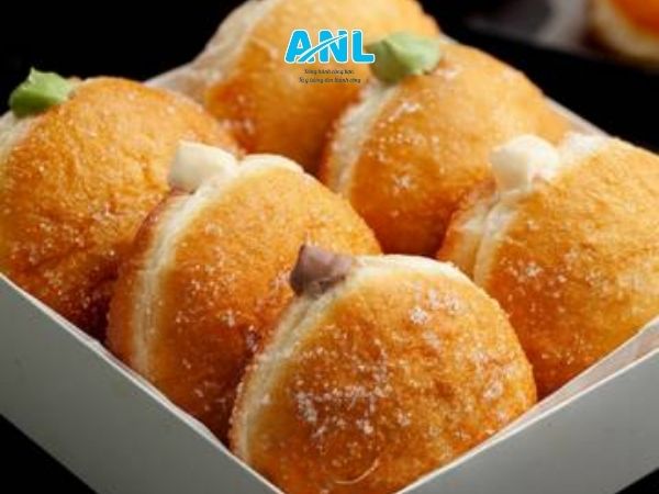 Viên Donut Hàn Quốc nhân đậu xanh cấp đông từ Alo Nguyên Liệu