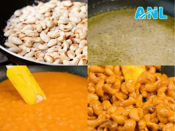 Cách làm hạt điều phô mai