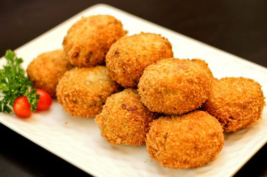tẩm bột chiên giòn khoai