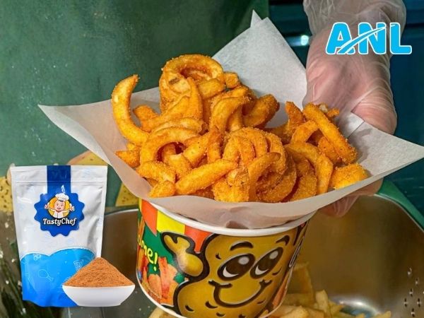  Lắc khoai với bột tomyum 