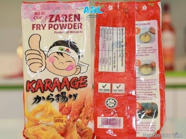 Bột chiên gà Karaage (Gà rán chuẩn phong cách Nhật Bản)