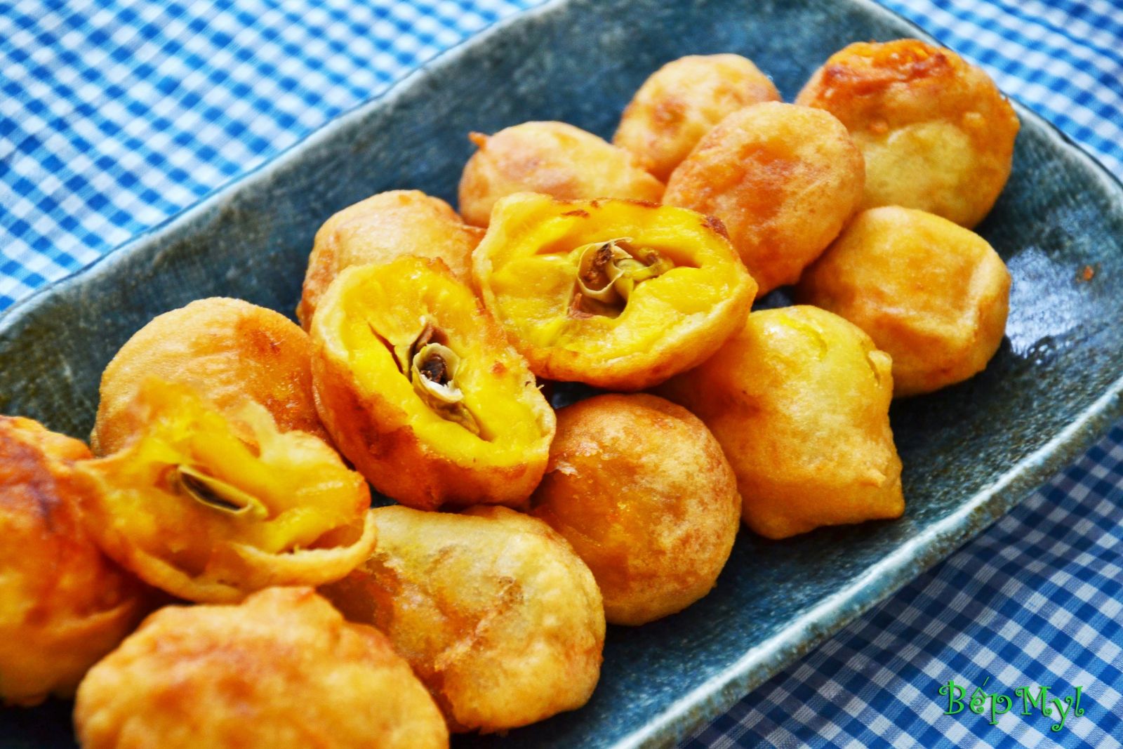 mít chiên giòn
