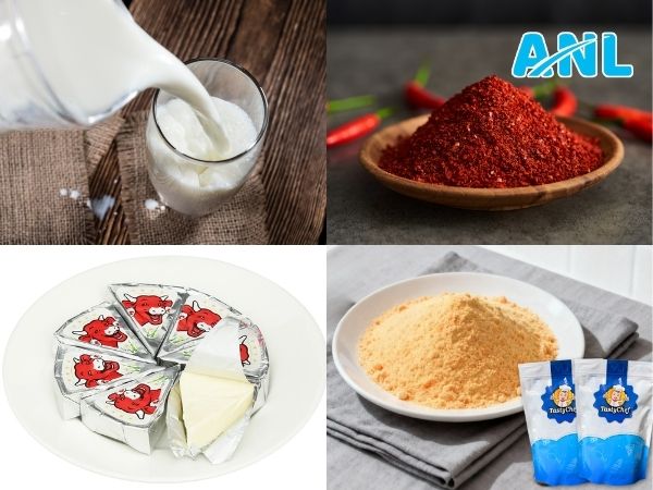 Nguyên liệu làm sốt phô mai cay