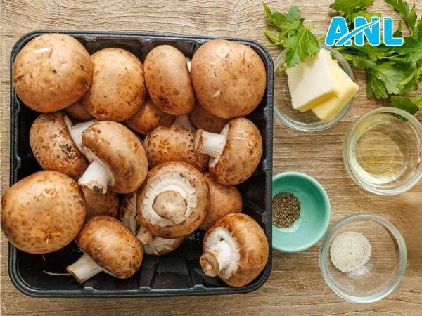Nguyên liệu làm nấm sốt bơ tỏi