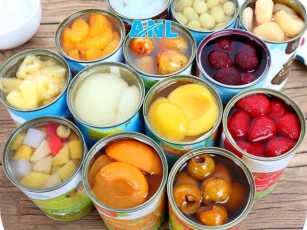 Các dòng trái cây đóng hộp phổ biến cho pha chế