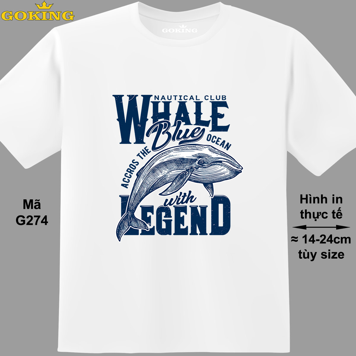 WHALE, mã G274. Áo thun in đẹp cho nam nữ, cặp đôi, gia đình. Áo phông Goking hàng hiệu cao cấp | GOKING.VN Whale, Mã G274. Áo Thun In Đẹp Cho Nam Nữ, Cặp Đôi, Gia Đình. Áo Phông Goking Hàng Hiệu Cao Cấp | Goking.Vn