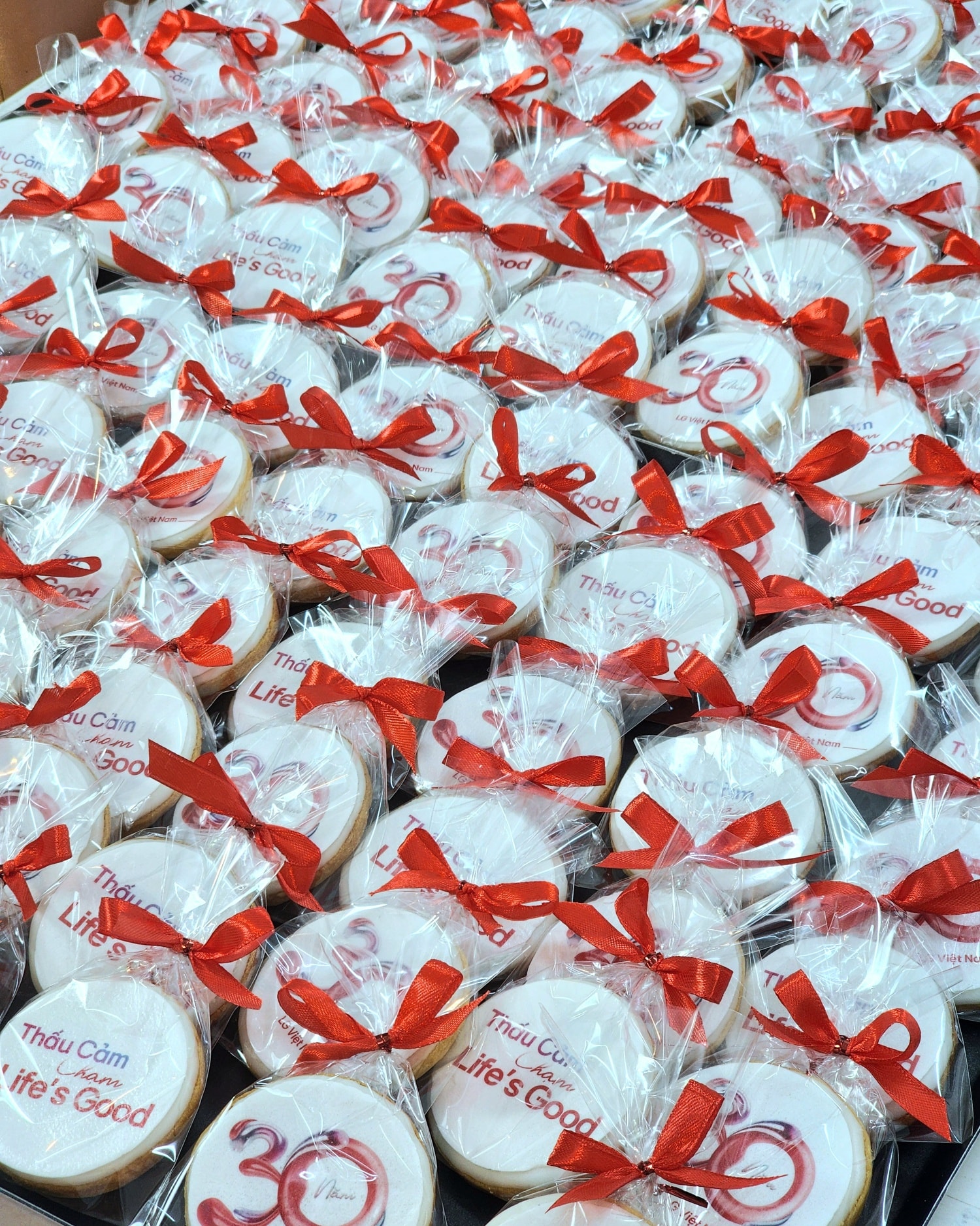 Cookies in giấy gạo cho sự kiện công ty