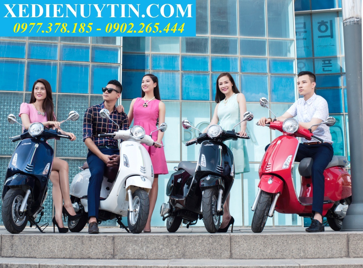 Đánh giá xe máy điện Vespa Prima mới 2016