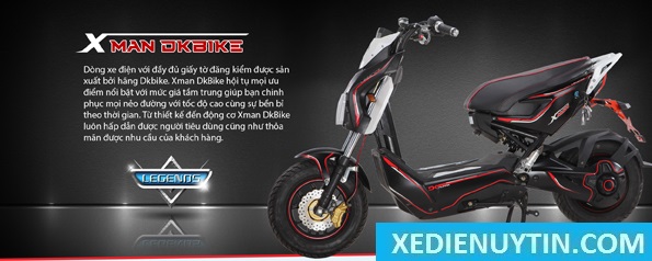 Giới thiệu xe máy điện Xmen Dk Bike chính hãng