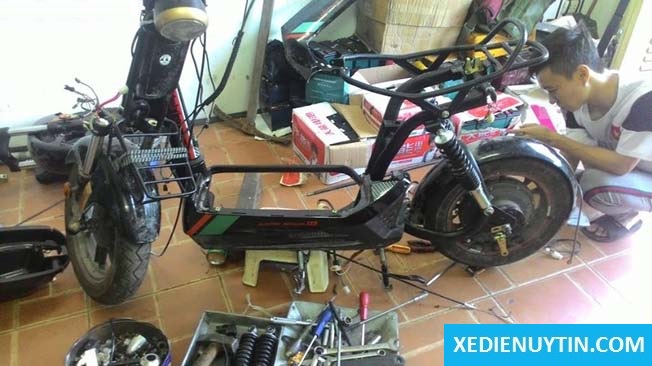 Đào tạo dạy nghề sửa chữa xe đạp điệnxe máy điện  Xe Điện Hiển Vinh