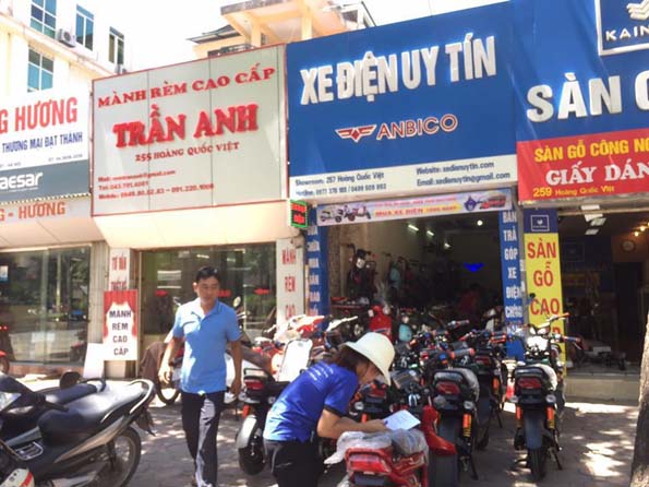 Cửa hàng bán xe đạp điện uy tín ở Cầu Giấy 