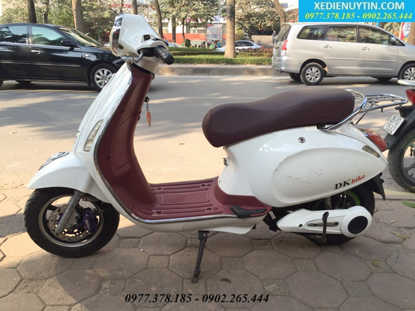 Thay ắc quy xe máy điện Vespa