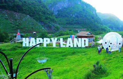 Happy Land Mộc Châu Sơn La Alibaba Tours