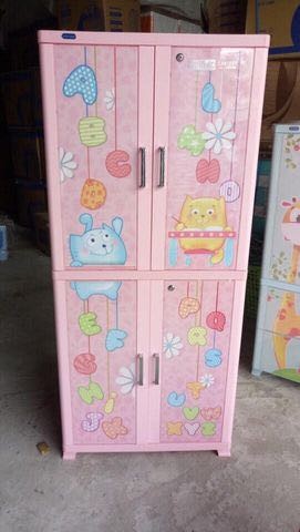 Tủ Nhựa Duy Tân 4 Cánh Mở Nhựa Thành Luân