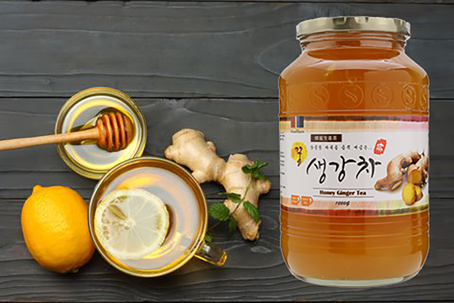 Mật Ong Gừng Honey Ginger Tea lọ 1kg Kangnam Mart