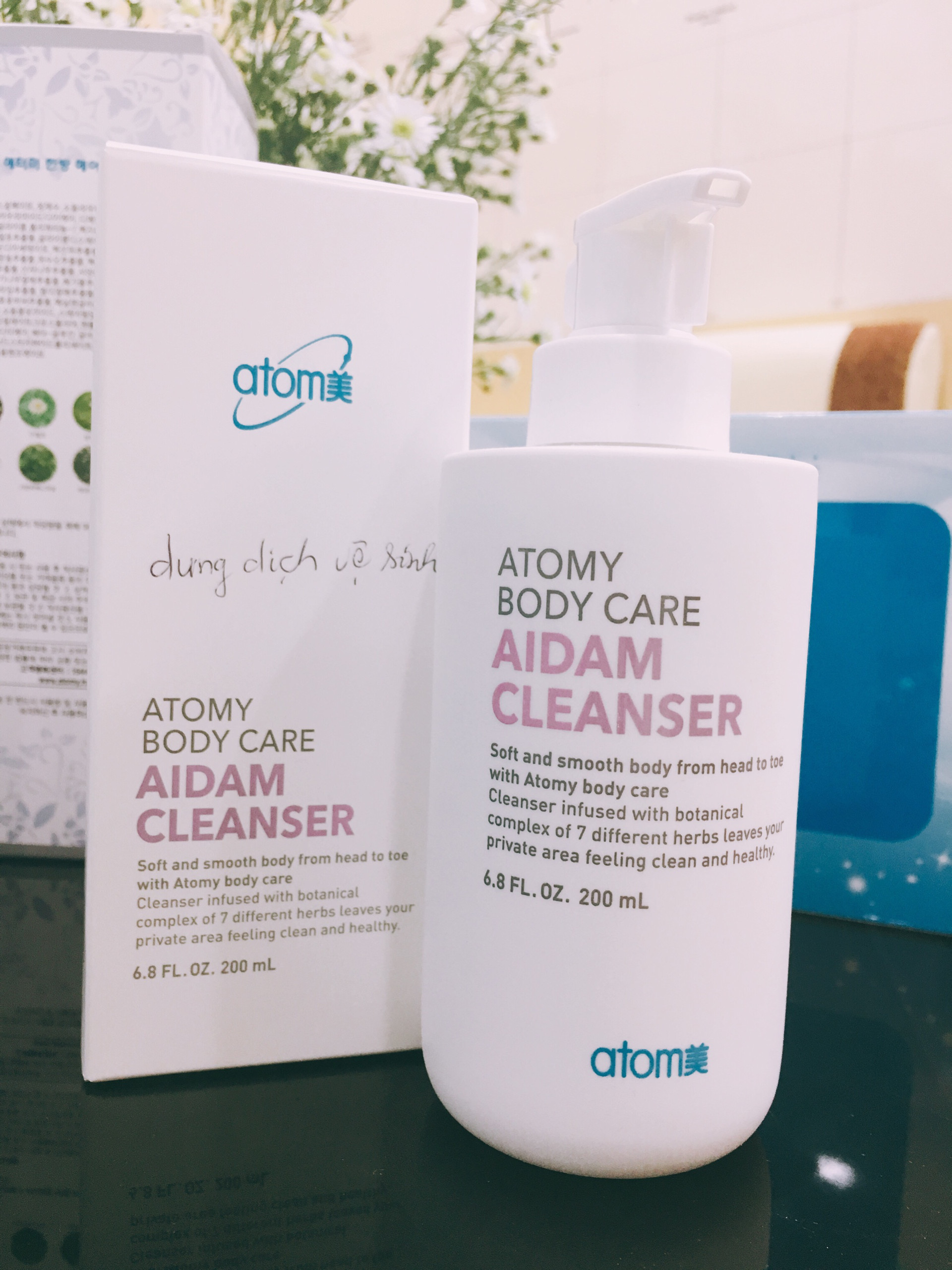 Dung Dịch Vệ Sinh Thảo Mộc ATOMY Body Care Aidam Cleanser 200ml Kangnam ...