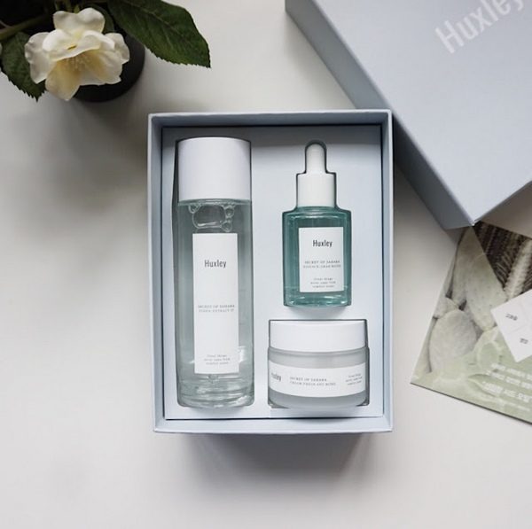 Bộ Dưỡng Da Huxley Cao Cấp Hàn Quốc Dành Cho Da Nhờn ( Màu xanh