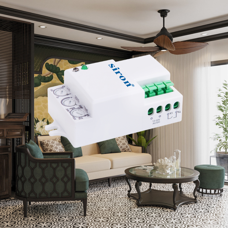 Công tắc cảm ứng chuyển động vi sóng lắp đa năng Siron SR-MS031 