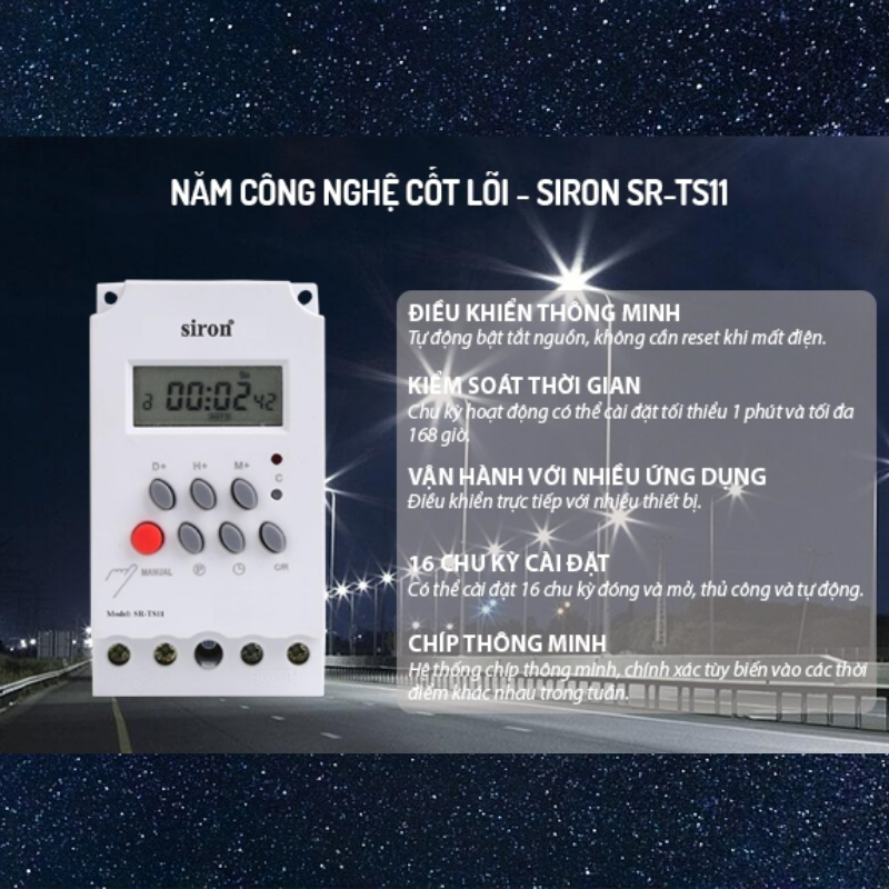 Công tắc hẹn giờ thương hiệu Siron