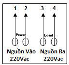 Sơ đồ lắp đặt thiết bị hẹn giờ tự tắt mở điện tử ts17