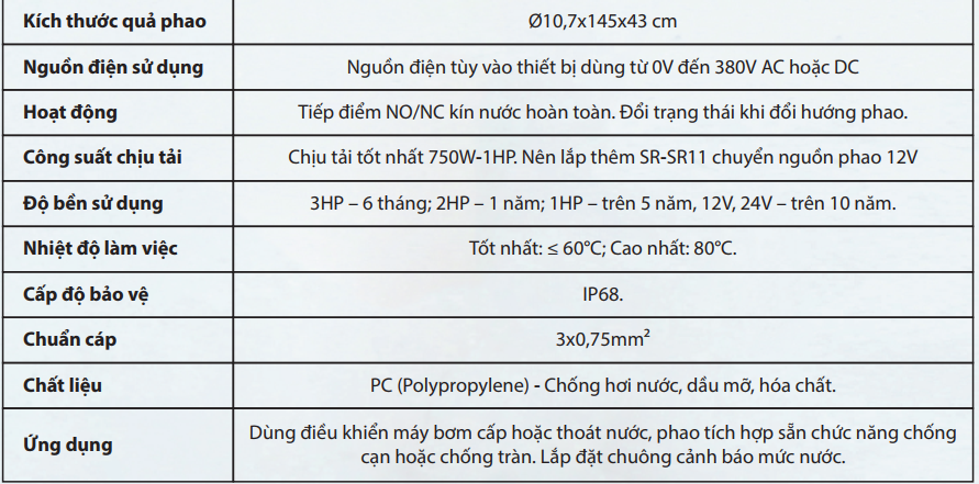 noi mua phao dien kin nuoc siron