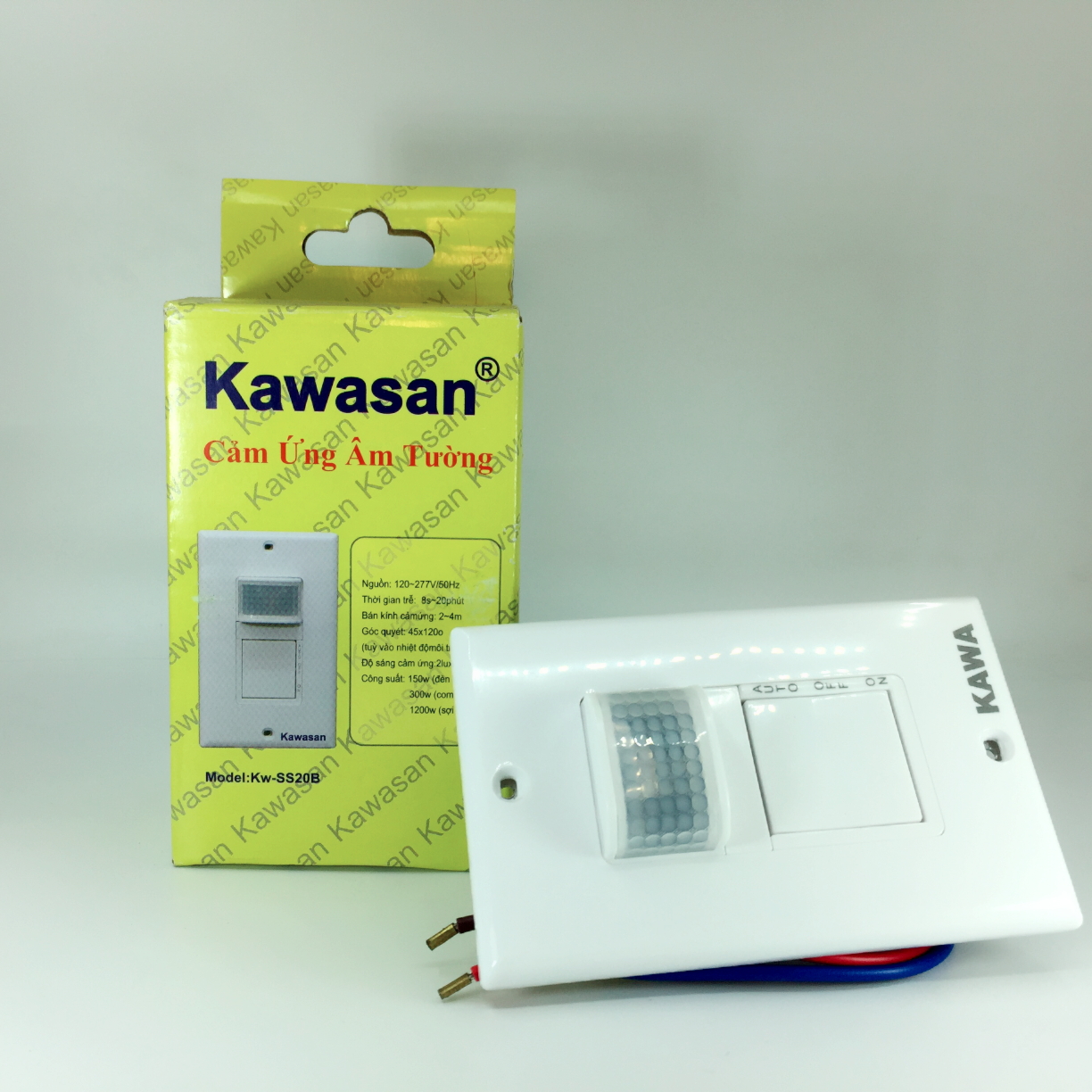 Cảm ứng hồng ngoại Kawa SS20B: Sử dụng cảm ứng hồng ngoại Kawa SS20B để tạo ra những trải nghiệm chiếu sáng không đụng hàng. Được trang bị công nghệ tiên tiến, sản phẩm này mang đến khả năng cảm biến chính xác và mạnh mẽ, sử dụng cho mọi mục đích chiếu sáng trong nhà. Hãy xem hình ảnh để khám phá thêm tính năng và tính năng của sản phẩm này.