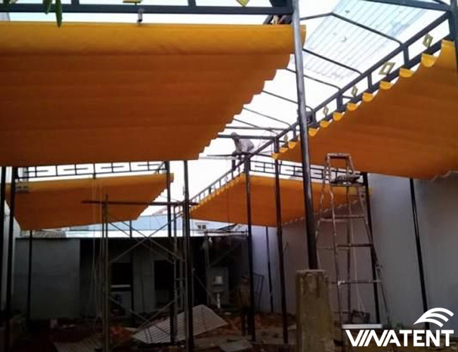 Hướng dẫn cách sử dụng và vệ sinh mái xếp di động tại nhà