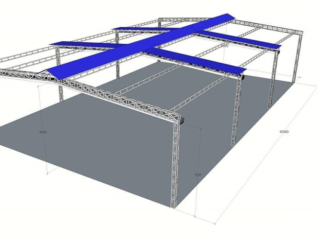 thiết kế máu xếp di động cho không gian nhà xưởng