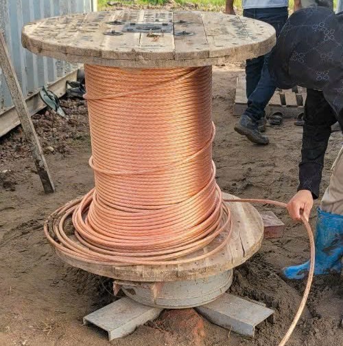 Cáp đồng trần thoát sét Cadisun