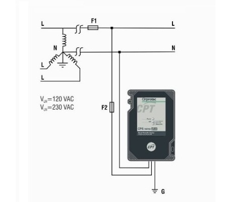 Bộ cắt sét 1 pha Cirprotec CPS Nano Plus 1P 230V 160KA