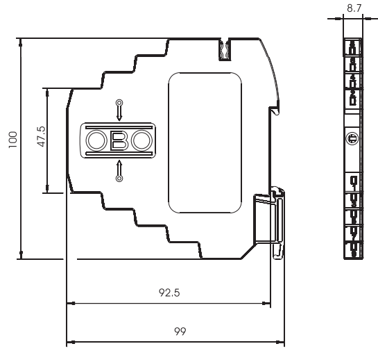 Thiết bị chống sét đường tín hiệu OBO MDP-3 D-24-T